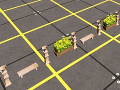 Cemetery.PedestalBench&PottedPlants03