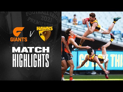 GWS Giants v Hawthorn Highlights, Round 15, 2021,