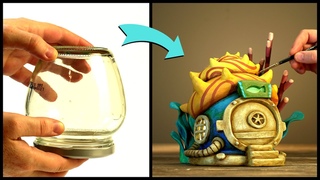 Turn a Jar into 'Claw Stars' Aquatic House