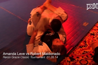 Amanda Leve vs Robert Maldonado at Renzo Gracie Tournament • Nogi Bear™ MMA BJJ