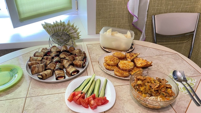 Превосходные рулетики из баклажанов и вкуснейшие