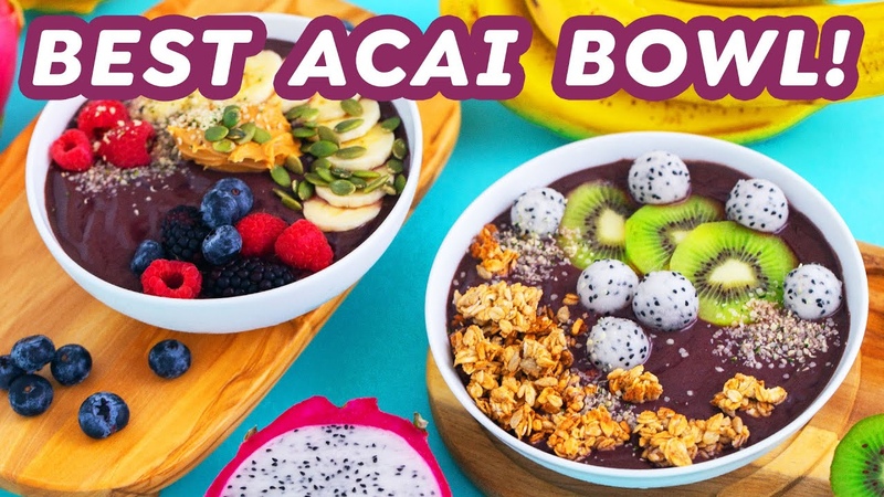 How to Make Acai Bowls at Home (3 Ingredients + Toppings