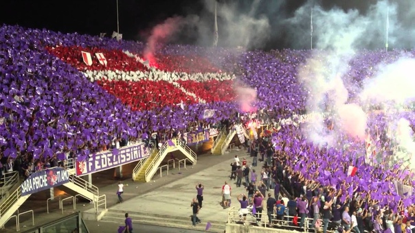 fiorentina juventus 2012, 2013 coreografia e inno