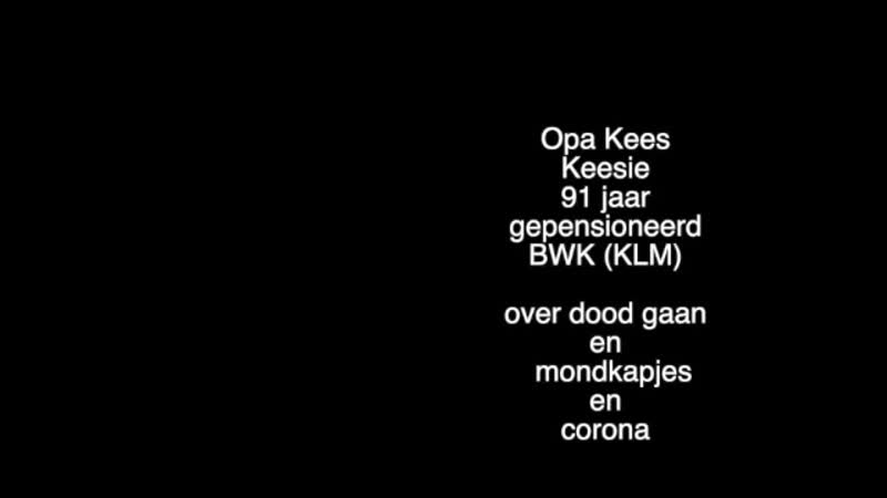 Opa Kees over mondkapjes