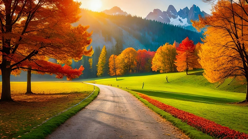 Music heals the heart with Autumn Gentle music restores the nervous system and satisfies the