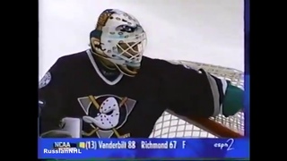 Darius Kasparaitis's great assist on Stu Barnes goal vs Ducks (1996)