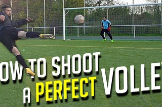 How to Shoot a Perfect Volley - Football Soccer Tutorial by freekickerz