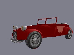 RD29 voiture type anglaise red