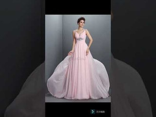 Sweep train Prinzessin Ballkleid mit Perlen  #kleider #kleid #dress #fashion #promdresses