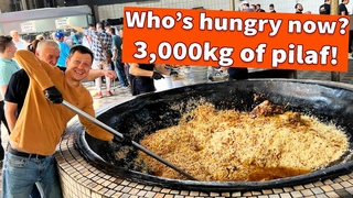 THE BIGGEST PILAF | 3000KG WEDDING PILAF | UZBEK FOOD
