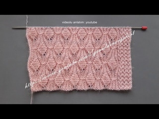 Fiyonklu Baklava Bağlamalı Bayan Yelekleri Örneği #236/ Knitting Patterns / Strickmuster