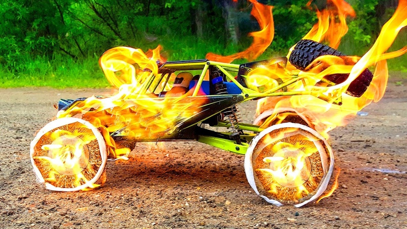 RC CAR on FIRE Experiments with CUSTOM