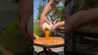 Яичница из СТРАУСА, правда вкусно