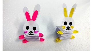 Dancing Rabbit /Paper craft for kids/Paper Rabbit Craft/Easy Paper Rabbit