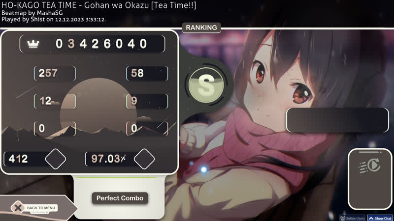 Shists playing HO KAGO TEA TIME Gohan wa Okazu Tea Time , 97, 03 , x412, 412, 175