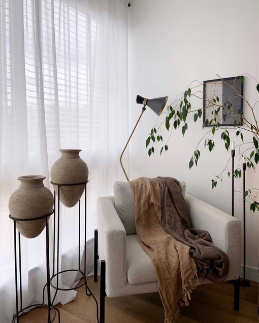 Натуральные материалы в вашем доме ☁🌱