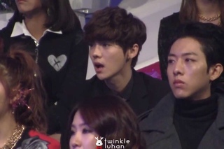131229 SBS 가요대전 VIXX 무대 가수석 EXO 루한 focus