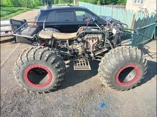 Первый долгожданный выезд на самодельном квадроцикле с двигателем 1ZZ-FE Toyota 1,8 л.