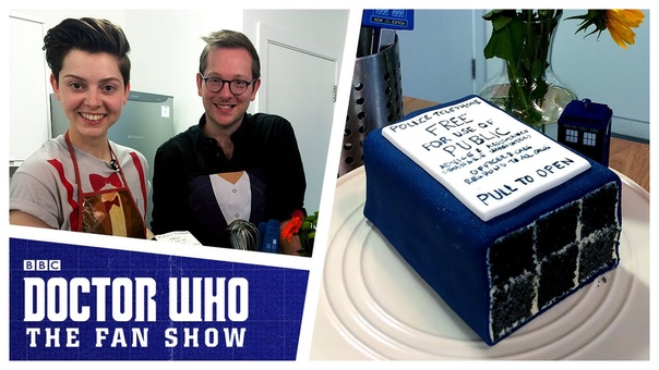 How To Make A TARDIS Cake Doctor Who: The Fan