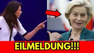URSULA VON DER LEYEN VON JUNGEM POLNISCHEN POLITIKER IM PARLAMENT ANGEGRIFFEN!!!