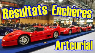 Rsultats Enchres Artcurial - Rtromobile 2022 - Le march des Autos de Collection se porte Bien !