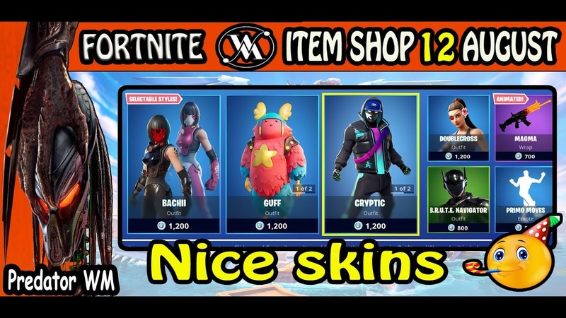 Fortnite Item Shop Today 12 August 2020, Nice
