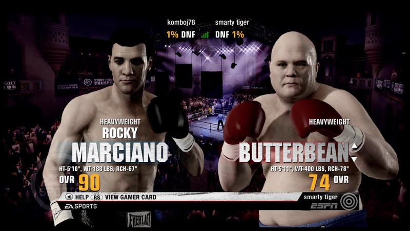 FIGHT NIGHT CHAMPION Butterbean V Marciano tough online