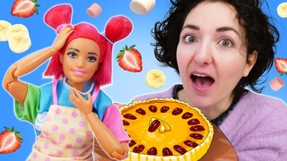 Pizza dolce di Barbie - Cucina Play Doh - Giochi per bambini