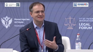 ПМЮФ 2023: Бесогон и право. Мединский Владимир, помощник Президента РФ