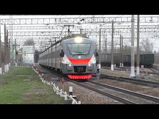 Электропоезд ЭП2Д-0095 ЦППК станция Тучково