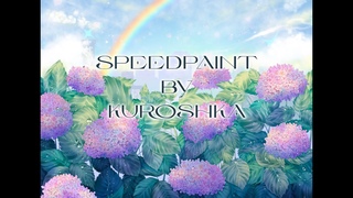 Speedpaint hydrangeas