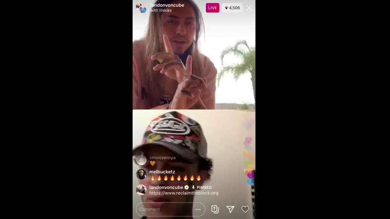 Landon Cube Lil Skies live 5, 6,