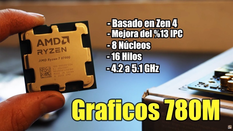 Este procesador tiene los mejores gráficos del mundo AMD Ryzen 7 8700 G