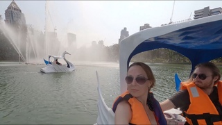 Lumpini park, Bangkok - Swan boat - 6 февраля 2023