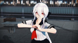 MMD Haku  / Megu MeguFire Endless Night 4K