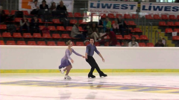 2015 ISU Jr. Grand Prix Linz Short Dance Julia BIECHLER, Damian DODGE