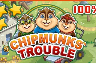Chipmunks' Trouble - iOS/Android - 100 level