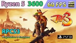 RPCS3  PS3 Emulator   Jak 3  60 FPS  1080p - Ryzen 5 3600 | GTX 1660 Super
