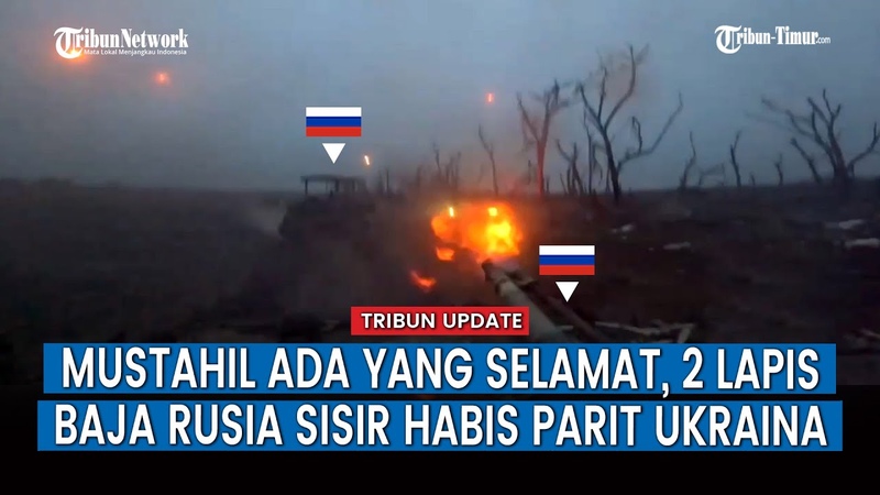 Batalion Marinir Hantam Menara Pendukung Ukraina dengan Tank BMP 3
