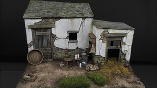 How to Paint an Ultra-Realistic Old Barn Diorama - (Scale 1/35)