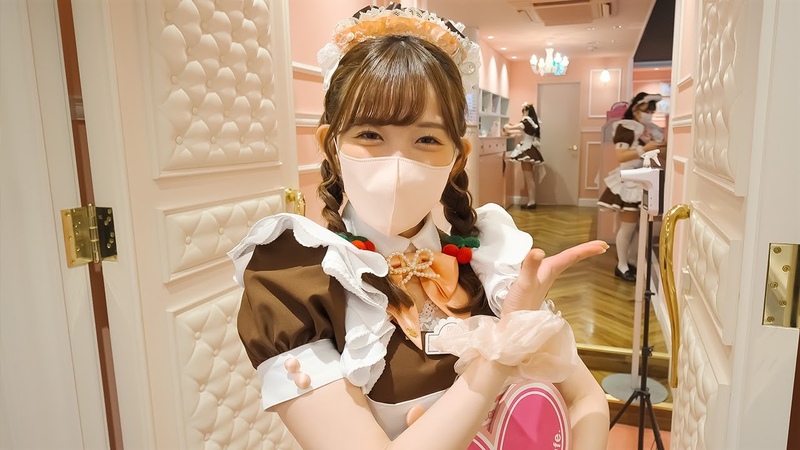 Visiting Japanese Maid Cafe , Home Cafe AKIHABARA, Mizukin Premium Maid,