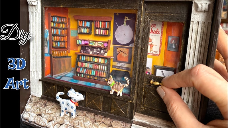 How to Make Street Scene Diorama In the Box Full Build, Diy Creative
