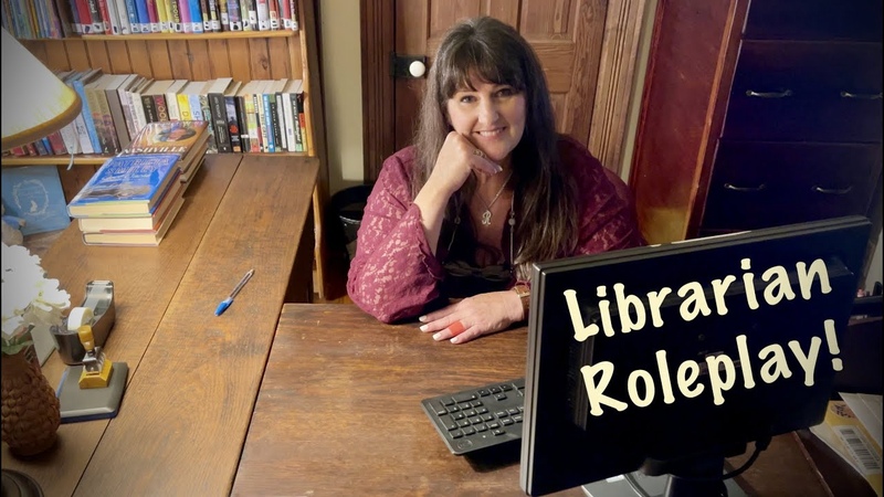 ASMR Library Roleplay Request For Sonya ( Soft Spoken) Checking in books No talking version