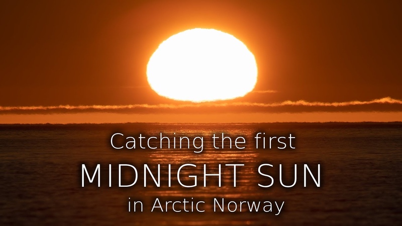 RARE intimate footage of the first MIDNIGHT SUN of 2021 in Tromsø,