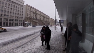 Москва предновогодняя , Студёный проезд!