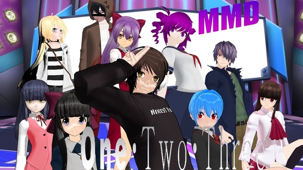 MMD One Two Three ( Nickey T