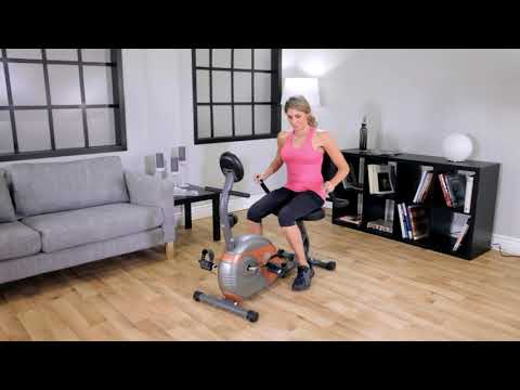 Marcy Recumbent Exercise Bike with Resistance