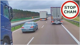 Wyhamowa ciarwk na A2 - wzili go w kleszcze -  #846 Wasze Filmy