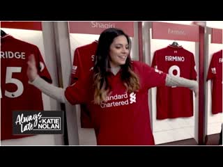 Liverpool fan Katie Nolans emotional pilgrimage to Anfield | Always Late with Katie Nolan