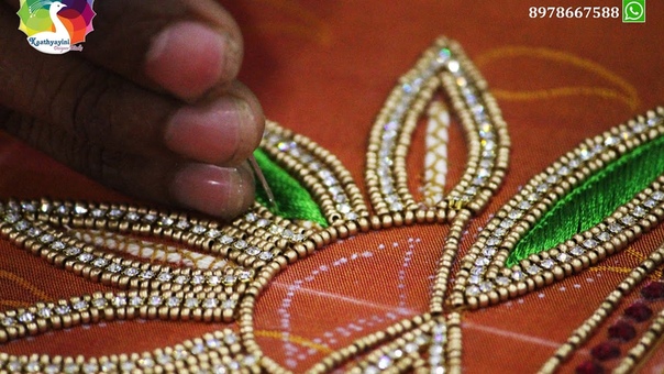 Thread Filling Embroidery Making HD
